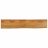 Dessus de table à bord vivant 160x30x2,5cm bois massif manguier 559610559610