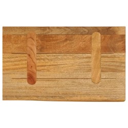 Dessus de table à bord vivant 60x30x2,5 cm bois massif manguier 559611559611