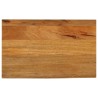 Dessus de table à bord vivant 40x30x2,5 cm bois massif manguier 559614559614