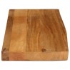 Dessus de table à bord vivant 70x30x2,5 cm bois massif manguier 559616559616