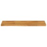 Dessus de table à bord vivant 110x40x2,5cm bois massif manguier 559620559620