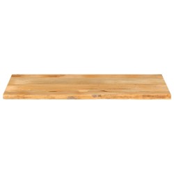 Dessus de table à bord vivant 140x60x3,8cm bois massif manguier 559624559624