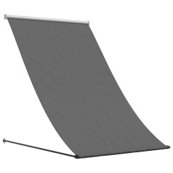 Auvent rétractable anthracite 100x150 m tissu et acier 559629559629