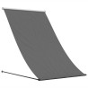 Auvent rétractable anthracite 100x150 m tissu et acier 559629559629