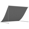 Auvent rétractable anthracite 200x150 m tissu et acier 559632559632