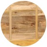 Dessus de table Ø 70x2,5 cm rond bois massif de manguier brut 559638559638