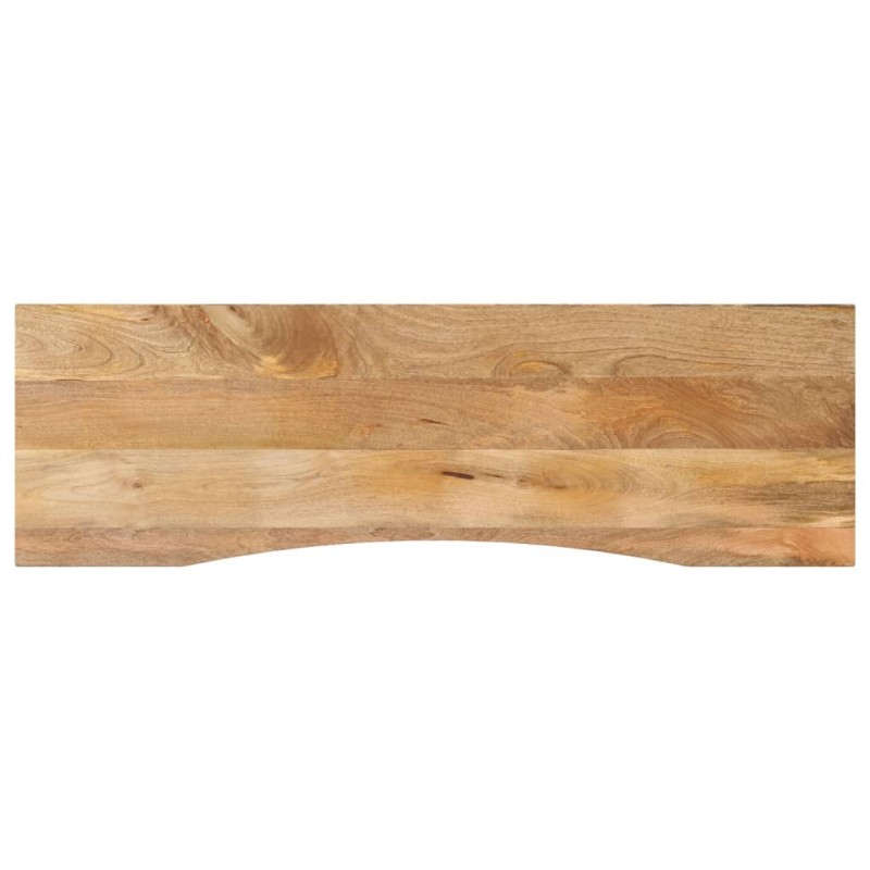 Dessus de bureau avec courbe 160x50x2,5 cm manguier massif brut 559639559639