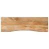Dessus de bureau avec courbe 160x50x2,5 cm manguier massif brut 559639559639