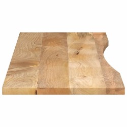 Dessus de bureau avec courbe 160x50x2,5 cm manguier massif brut 559639559639
