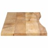 Dessus de bureau avec courbe 160x50x2,5 cm manguier massif brut 559639559639