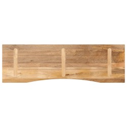 Dessus de bureau avec courbe 160x50x2,5 cm manguier massif brut 559639559639
