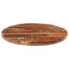 Dessus de table Ø 70x3,8 cm rond bois massif de récupération 559643559643