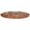 Dessus de table Ø 70x3,8 cm rond bois massif de récupération 559643559643