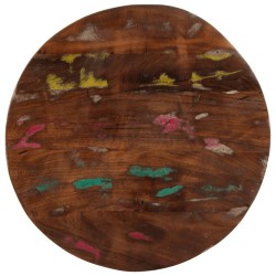 Dessus de table Ø 60x3,8 cm rond bois massif de récupération 559644559644