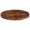 Dessus de table Ø 60x3,8 cm rond bois massif de récupération 559644559644