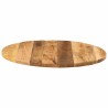 Dessus de table Ø 80x3,8 cm rond bois massif de manguier brut 559649559649