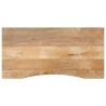 Dessus de bureau avec courbe 140x50x2,5 cm manguier massif brut 559665559665