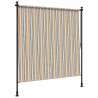 Store roulant d'extérieur jaune et blanc 200x270 cm tissu acier 559676559676