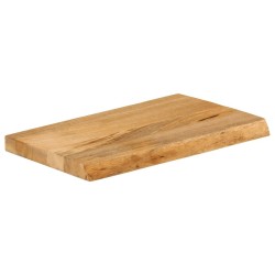 Dessus de table à bord vivant 60x40x2,5 cm bois massif manguier 559681559681