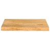 Dessus de table à bord vivant 60x40x2,5 cm bois massif manguier 559681559681