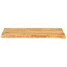 Dessus de table à bord vivant 90x40x2,5 cm bois massif manguier 559682559682