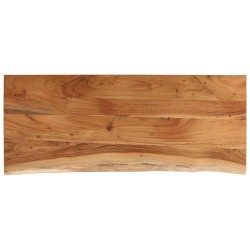 Comptoir de salle de bain 140x60x2,5 cm rectangulaire acacia 559683559683