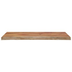 Comptoir de salle de bain 140x60x2,5 cm rectangulaire acacia 559683559683