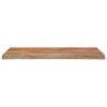 Comptoir de salle de bain 140x60x2,5 cm rectangulaire acacia 559683559683
