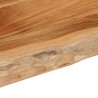 Comptoir de salle de bain 140x60x2,5 cm rectangulaire acacia 559683559683
