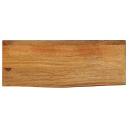 Dessus de table à bord vivant 90x20x3,8 cm bois massif manguier 559684559684