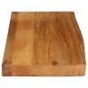 Dessus de table à bord vivant 90x20x3,8 cm bois massif manguier 559684559684