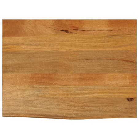 Dessus de table à bord vivant 70x60x2,5 cm bois massif manguier 559689559689