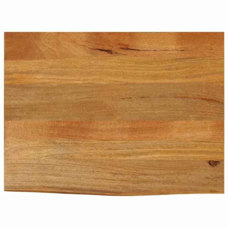 Dessus de table à bord vivant 80x60x2,5 cm bois massif manguier 559690559690