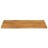 Dessus de table à bord vivant 100x60x2,5cm bois massif manguier 559691559691