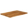 Dessus de table à bord vivant 120x60x2,5cm bois massif manguier 559692559692