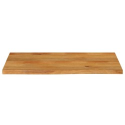Dessus de table à bord vivant 120x60x2,5cm bois massif manguier 559692559692