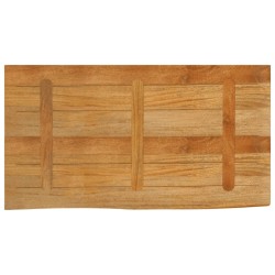 Dessus de table à bord vivant 120x60x2,5cm bois massif manguier 559692559692