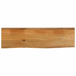 Dessus de table à bord vivant 120x20x3,8cm bois massif manguier 559694559694