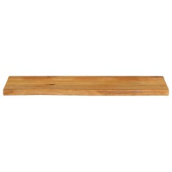 Dessus de table à bord vivant 120x20x3,8cm bois massif manguier 559694559694