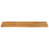 Dessus de table à bord vivant 120x20x3,8cm bois massif manguier 559694559694