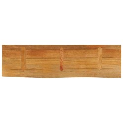Dessus de table à bord vivant 120x20x3,8cm bois massif manguier 559694559694