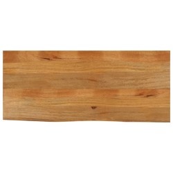 Dessus de table à bord vivant 140x60x2,5cm bois massif manguier 559695559695