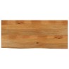Dessus de table à bord vivant 140x60x2,5cm bois massif manguier 559695559695