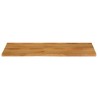 Dessus de table à bord vivant 140x60x2,5cm bois massif manguier 559695559695