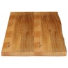 Dessus de table à bord vivant 140x60x2,5cm bois massif manguier 559695559695