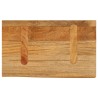 Dessus de table à bord vivant 50x20x3,8 cm bois massif manguier 559696559696