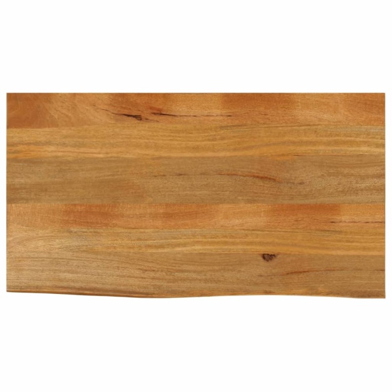 Dessus de table à bord vivant 100x60x3,8cm bois massif manguier 559698559698