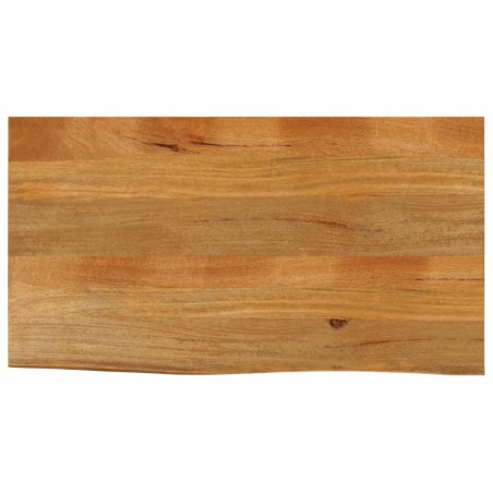 Dessus de table à bord vivant 100x60x3,8cm bois massif manguier 559698559698