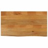 Dessus de table à bord vivant 100x60x3,8cm bois massif manguier 559698559698