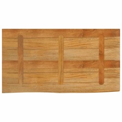 Dessus de table à bord vivant 100x60x3,8cm bois massif manguier 559698559698